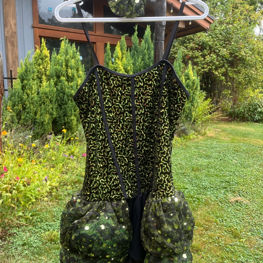 Green Fairy Sequin Dance Costume